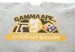 アベイシングエイプ A BATHING APE 20SS CLASSIC GAMMA APE CREWNECK グラフィック クルーネック スウェットシャツ グレー スウェット グレー Sサイズ 103MT-1748