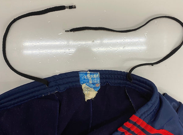 【曜日割引対象外】 アディダス adidas 70's~ VENTEX フランス製 ジャージ トラックパンツ ネイビー 201MB-1046 VB