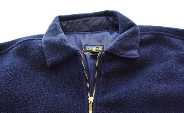 パタゴニア PATAGONIA 90s USA製 シンチラオーバーシャツ フリースシャツ フリースジャケット 21200 長袖シャツ パープル Lサイズ 103MT-2482