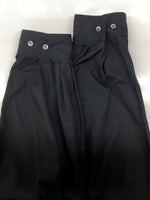 ジャンピエール THE JEAN PIERRE Thomas Mason SIGNATURE 11XL SHIRT シグネチャー シャツ オーバーサイズ ボタン 比翼 長袖 黒 長袖シャツ 無地 ブラック ONE SIZEサイズ 104MT-2324