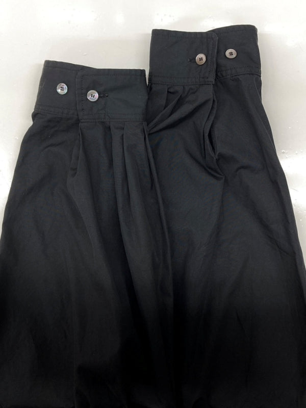 ジャンピエール THE JEAN PIERRE Thomas Mason SIGNATURE 11XL SHIRT シグネチャー シャツ オーバーサイズ ボタン 比翼 長袖 黒 長袖シャツ 無地 ブラック ONE SIZEサイズ 104MT-2324