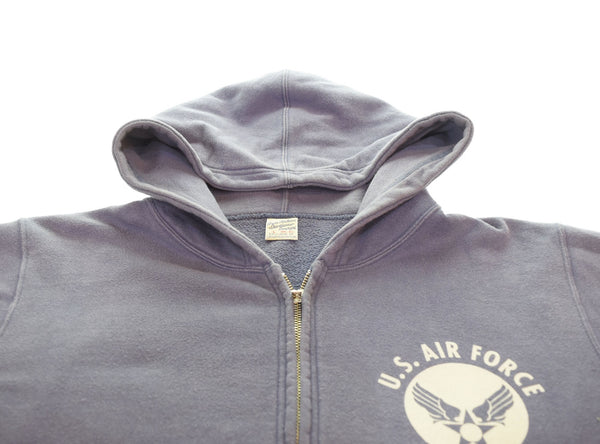 バズリクソンズ BUZZ RICKSON'S PEANUTS SNOOPY フルジップパーカー 茄子紺 ピーナッツ スヌーピー セパレートポケット セパポケ パープル Lサイズ 103MT-2829