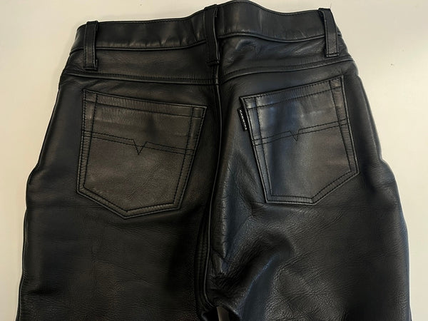 カドヤ KADOYA Leather pants 革パン レザーパンツ 黒  ボトムスその他 ブラック W30 101MB-657