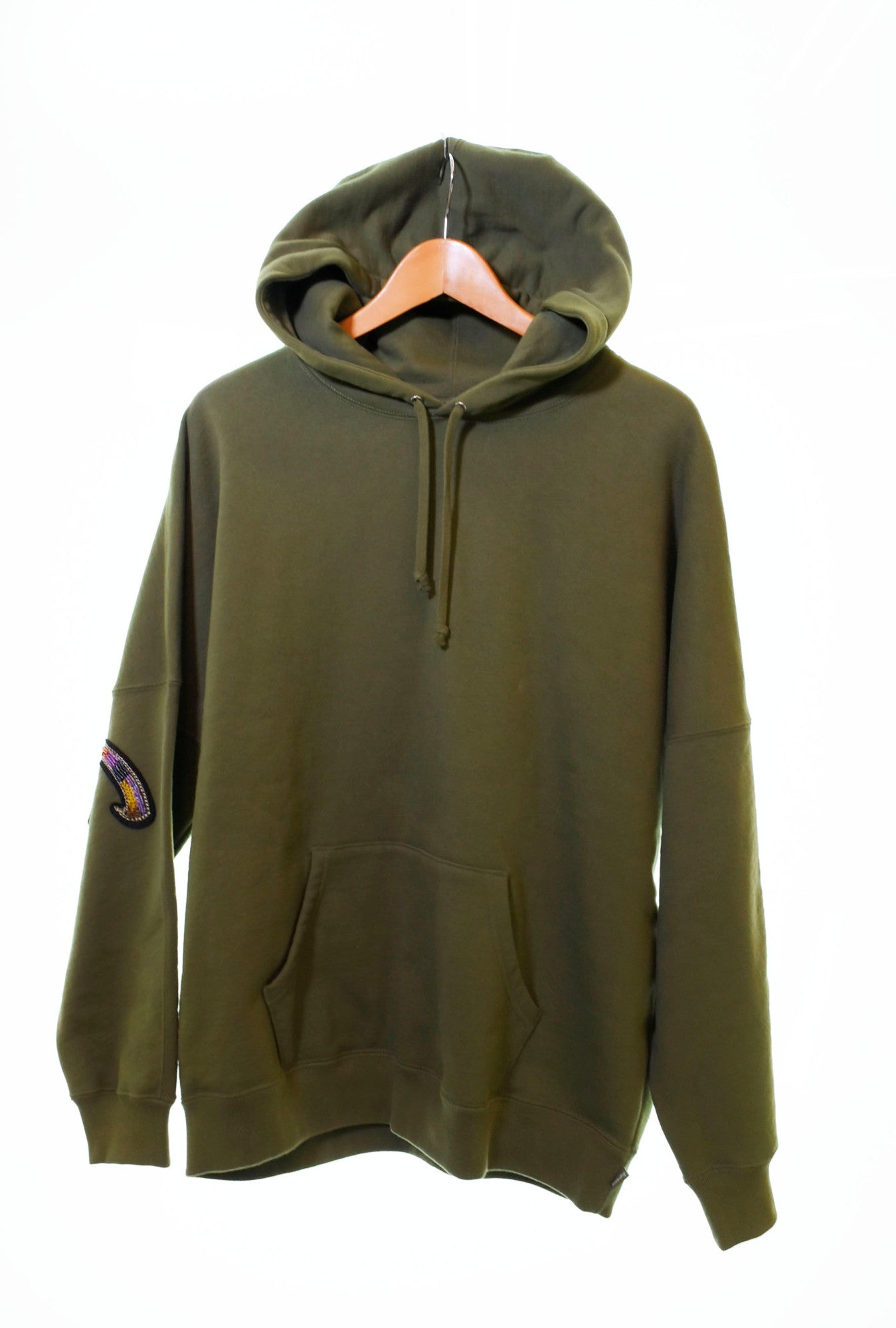 シュプリーム SUPREME 22SS Beaded Hooded Sweatshirt ビーディド フーデッド スウェット 起毛 パーカー オリーブ  パーカ グリーン Mサイズ 103MT-749 | 古着通販のドンドンサガール