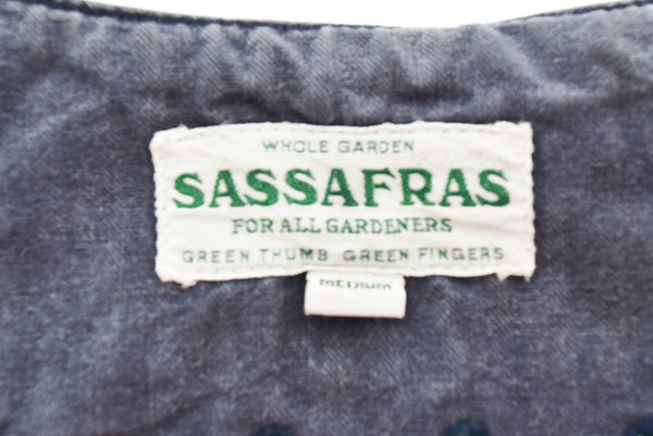 ササフラス SASSAFRAS コットン ベスト ベスト ネイビー Mサイズ 103MT-3314