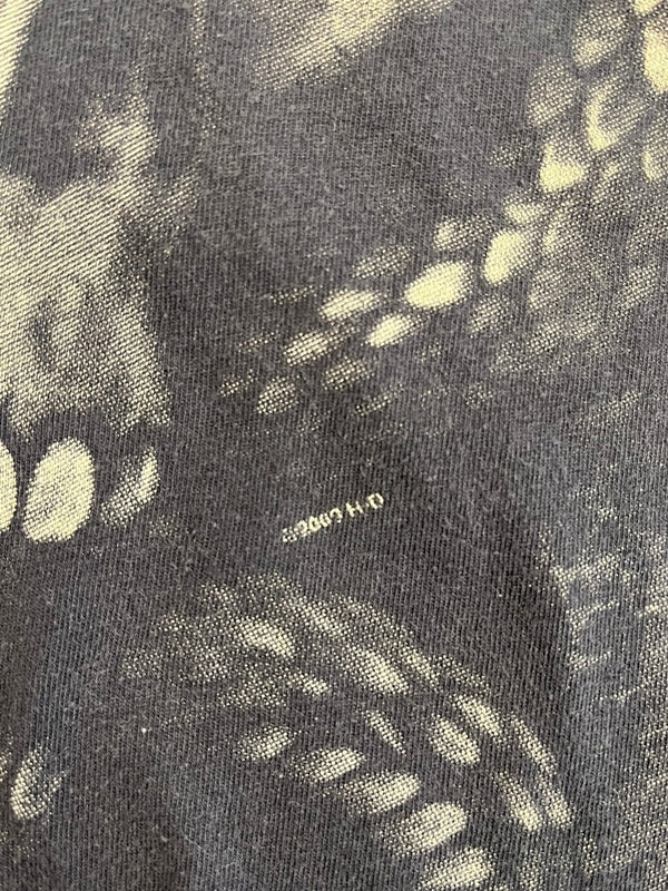 ハーレーダビッドソン Harley-Davidson 00's RIDE HARD PIKES PEAK ドクロ コブラ スカル モーターサイクル バイク プリント 黒 Tシャツ ブラック Lサイズ 101MT-4528