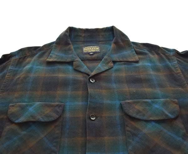 ペンドルトン PENDLETON オンブレチェック オープンカラーシャツ BEAMS 別注  長袖シャツ マルチカラー LLサイズ 103MT-3088