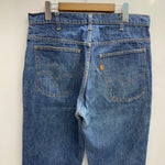 【曜日割引対象外】 リーバイス Levi's 70's 646 USA製 フレア ブーツカット ベルボトム スレキスタンプ デニム ブルー 201MB-1206 VB