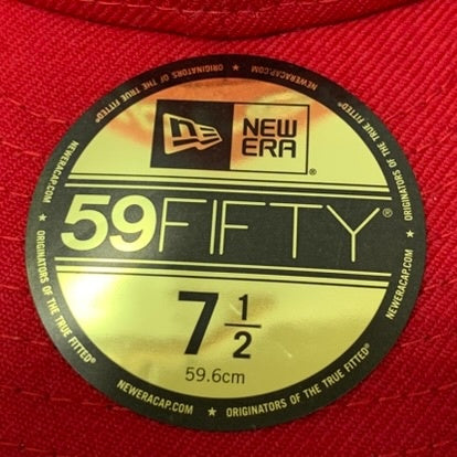 【中古】シュプリーム SUPREME R.I.P. New Era コラボ 7 1/2 帽子 メンズ帽子 キャップ レッド 201goods-663