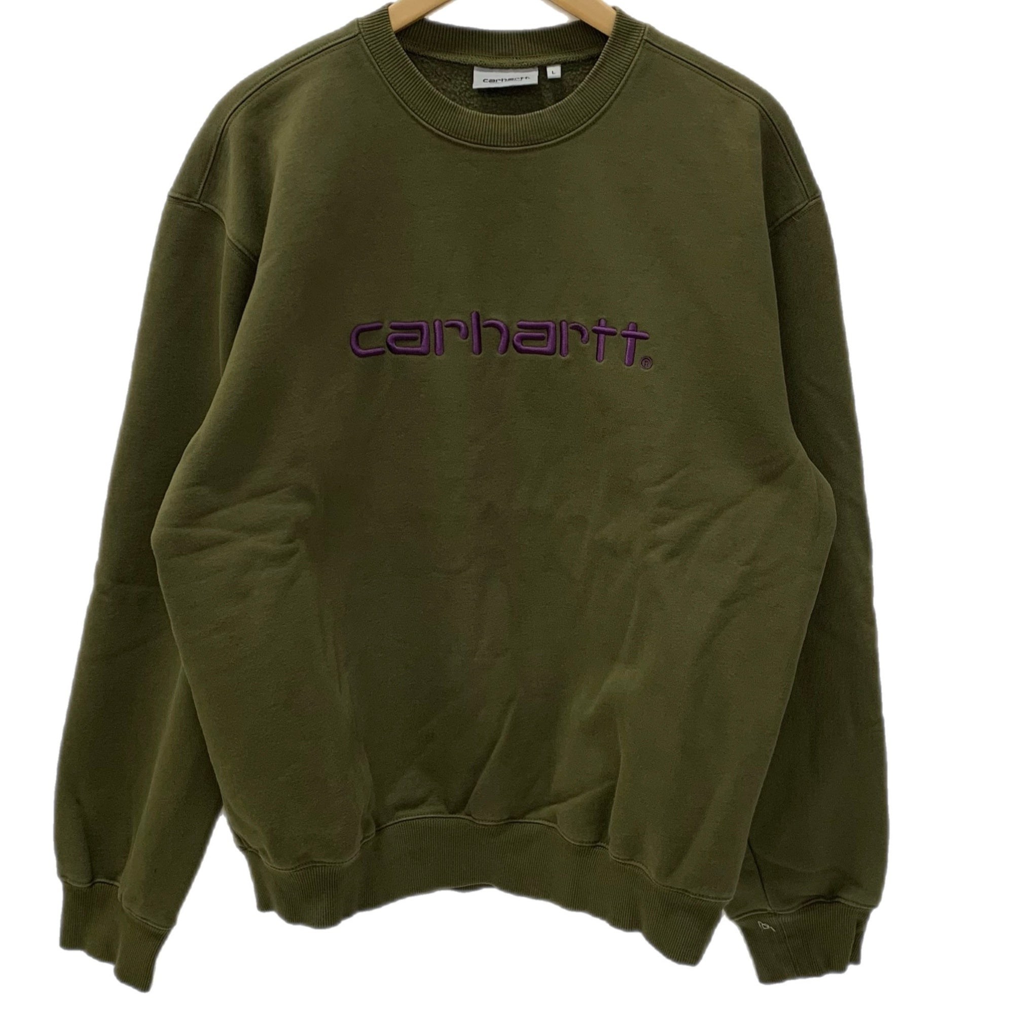 カーハート Carhartt Sweatshirt I030546 スウェット グリーン Lサイズ