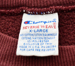 チャンピオン Champion REVERSE WEAVE リバースウィーブ 90’s 後期 刺繍 Sweatshirt スウェットシャツ トレーナー 赤 スウェット 刺繍 レッド LLサイズ 103MT-371