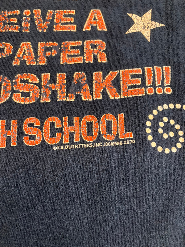 US US古着 00's Hanes KALAMA HIGH 007 SENIORS 映画 プロモーション ムービーT  VINTAGE ヴィンテージ Tシャツ ブラック Sサイズ 101MT-4817