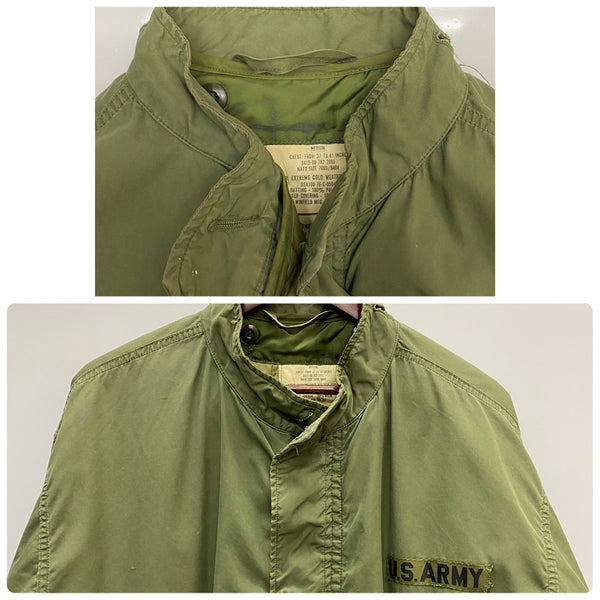 【曜日割引対象外】 ヴィンテージ vintage 70's U.S.ARMY M-65 Fishtail Coat フィッシュテイルパーカー ジャケット カーキ Mサイズ 201MT-3549 VB