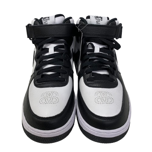 ナイキ NIKE STUSSY コラボ Air Force 1 Mid DJ7840-002 メンズ靴 スニーカー ブラック 28サイズ 201-shoes984