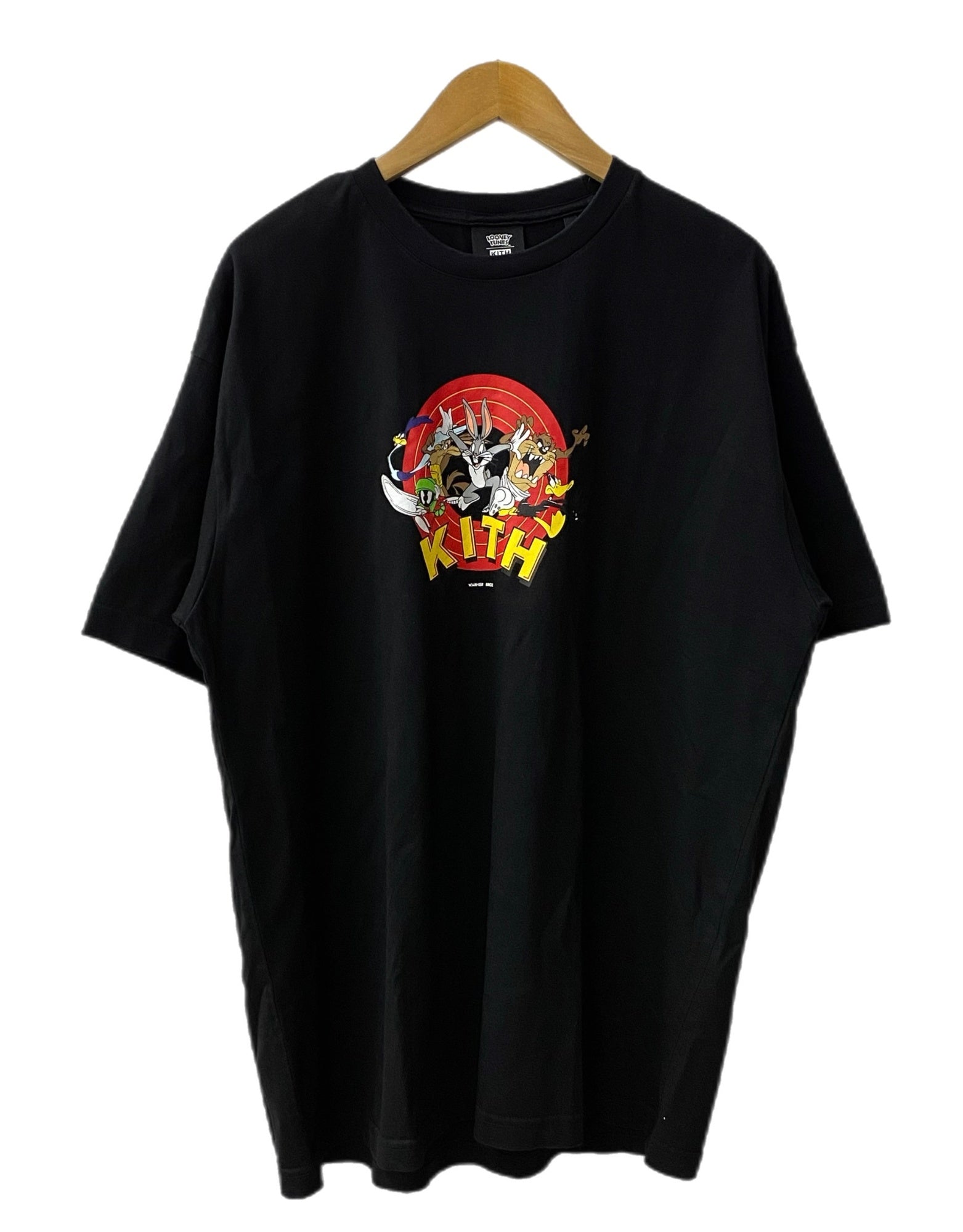 キス KITH 20SS x Looney Tunes That's All Folks Tee クルーネック Tシャツ プリント Tシャツ ブラック  XLサイズ 201MT-2683 | 古着通販のドンドンサガール