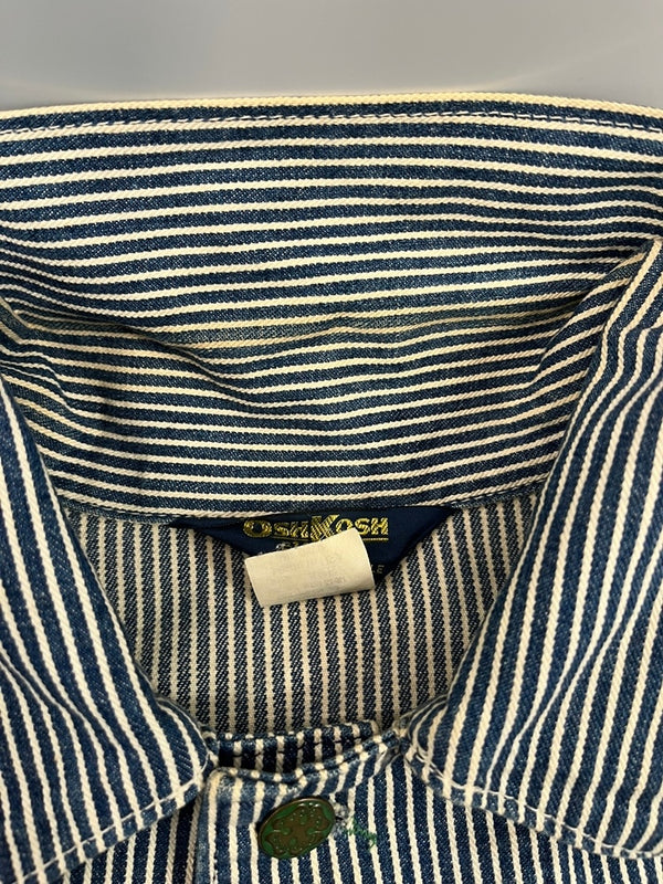 オシュコシュ OSHKOSH ヴィンテージ Vintage 80s～ カバーオール ヒッコリー 42R ジャケット ブルー 101MT-4086