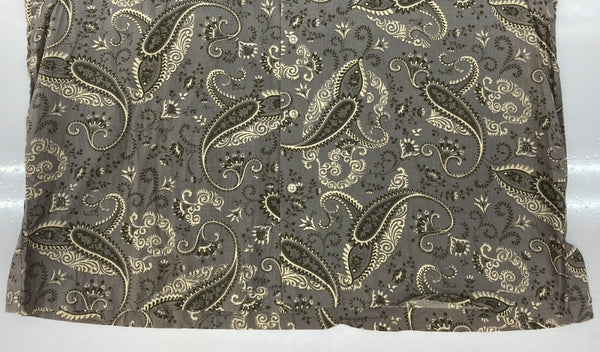 ラルフローレン RalphLauren POLO JEANS PAISLEY OPEN COLOR SHIRT ペイズリー オープン カラー シャツ インパクト21 アロハ 開襟 半袖 灰 半袖シャツ 総柄 マルチカラー Lサイズ 104MT-2352