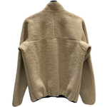【曜日割引対象外】 パタゴニア PATAGONIA 90's USA製 レトロ カーディガン フリース ジャケット ベージュ Mサイズ 201MT-4635 VB