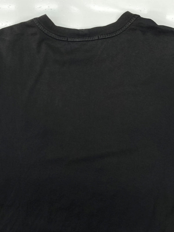 ストーンアイランド STONE ISLAND LOGO S/S T-Shirt ロゴ 半袖 Tシャツ クルーネック 刺繍パッチ 黒 741524113 Tシャツ ロゴ ブラック Sサイズ 104MT-2344