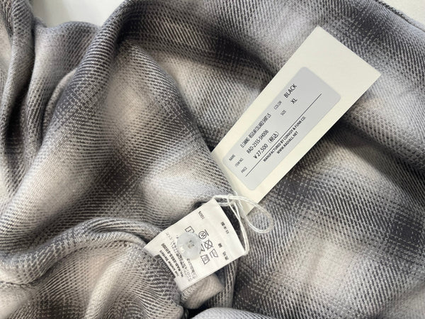 ラディアル RADIALL 25SS EL CAMINO - REGULAR COLLARED SHIRT L/S ネルシャツ 黒×白 チェック柄 RAD-25SS-SH006 XL 長袖シャツ マルチカラー 101MT-5148