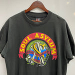 【曜日割引対象外】 ヴィンテージ vintage 90's GIANT SOUL ASYLUM USA製 バンド Tシャツ ブラック XLサイズ 201MT-4006 VB