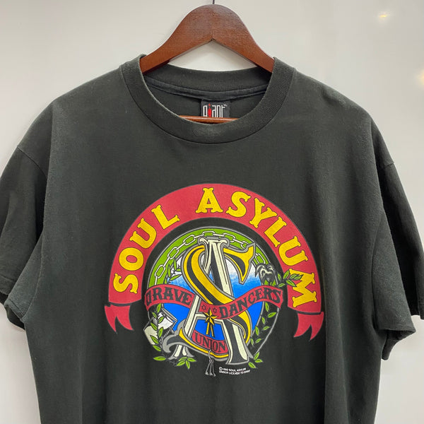 【曜日割引対象外】 ヴィンテージ vintage 90's GIANT SOUL ASYLUM USA製 バンド Tシャツ ブラック XLサイズ 201MT-4006 VB