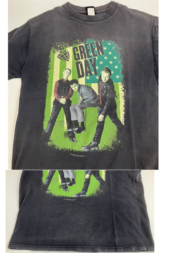 バンド band 00's 00s CINDER BLOCK GREEN DAY ©2005 グリーンティ Tシャツ ブラック Mサイズ 101MT-3439