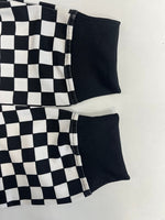 フレッドペリー FRED PERRY トラックジャケット ボンバージャケット 総柄 ブロックチェック J1105 サイズ42 ジャージ ブラック 101MT-4775