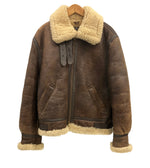 ショット SCHOTT 80s 80's B-3 Type Flight Jacket フライトジャケット ミリタリー ボア ムートン 40 ジャケット ブラウン Lサイズ 101MT-3341