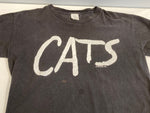 ヴィンテージ vintage 80's 80s CAT'S キャッツ ミュージカルT シングルステッチ ©1891 XL Tシャツ ブラック LLサイズ 101MT-3742