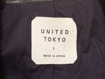 ユナイテッドトウキョウ UNITED TOKYO ダブルライダースレザージャケット 羊革 黒 MADE IN JAPAN 407152001 サイズ 1 ジャケット 無地 ブラック 101MT-2339