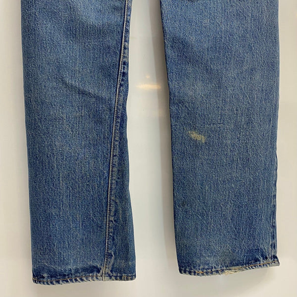 【曜日割引対象外】 ヴィンテージ vintage 70's リーバイス Levi's 501 BIG E 紙パッチ ボタン裏6 デニム ブルー W33サイズ 201MB-857 VB
