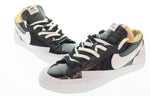 ナイキ NIKE SACAI BLAZER LOWサカイブレーザー ロー スニーカー DM6443-00 メンズ靴 スニーカー ブラック 27cm 103S-1275
