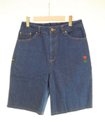 ウィンダンシー WIND AND SEA heart spade Denim Pants デニムハーフパンツ WDS-O-HESP-23-Q4-06 ハーフパンツ ブルー Lサイズ 103MB-566