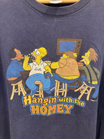 ヴィンテージ vintage 00s  ザ・シンプソンズ THE SIMPSONS ANIME Tshirt アニメTシャツ キャラT 紺 Tシャツ ネイビー Lサイズ 101MT-2974