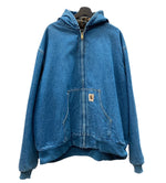 カーハート Carhartt DENIM ACTIVE JACKET デニム アクティブジャケット パーカー ブランケット 青 ジャケット 無地 ブルー 3XLサイズ 104MT-695