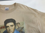 ヴィンテージ vintage 90's 90年代 Murina Elvis Presley エルヴィス プレスリー LOVE ME TENDER MADE IN USA アメリカ製 XL Tシャツ ベージュ LLサイズ 101MT-3921