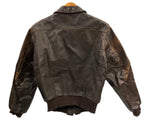 ミリタリー military 50's 50年代 US AIR FORCE A-2 フライトジャケット レザー CONMAR ZIP VINTAGE ヴィンテージ ジャケット ブラウン 101MT-5190