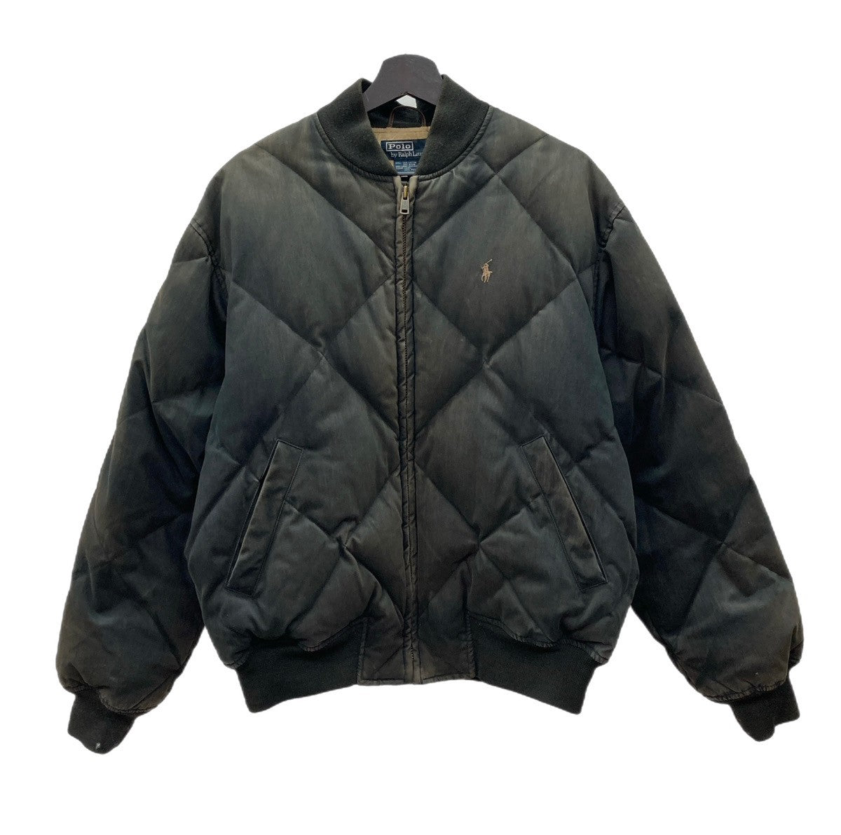 ポロラルフローレン ウールジャケット ブルゾン　キルティング　90s ラルフローレン RalphLauren 90s 90年代 キルティング ダウン