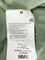 エムエムシックス MM6 メゾンマルジェラ Maison Margiela 18SS メッシュ レイヤード タンクトップ ノースリーブ BLACK 黒 S52NC0112 S23165 半袖カットソー 無地 ブラック Mサイズ 104LT-159