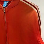 【曜日割引対象外】 アディダス adidas 70's トラックジャケット ventex フランス製 ジャージ オレンジ 201MT-4272 VB