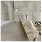 【曜日割引対象外】 ハイスポーティングギア HAI SPORTING GEAR 80's ツートーン切替 長袖シャツ ホワイト Mサイズ 201MT-4367 VB