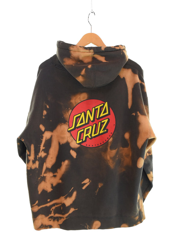 サンタクルーズ SANTA CRUZ 90s 00s ロゴプリントフーディー ブリーチ加工 90's 00's  パーカ マルチカラー 3Lサイズ 103MT-3387