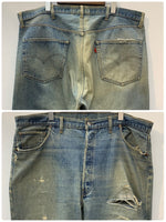 【曜日割引対象外】 リーバイス Levi's 70's BIG E 3501 ボタン裏6 実寸W41 デニム ブルー 201MB-777 VB