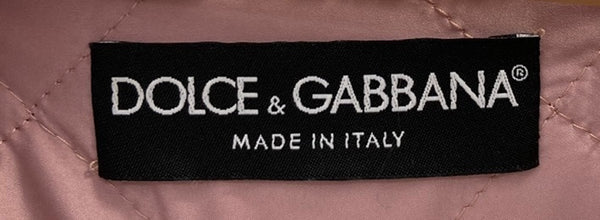 ドルチェ&ガッバーナ Dolce&Gabbana ドルガバ ベアパーカー くまパーカー  ファー ワッペン ジャケット ジップパーカー くすみピンク サイズ36 ジャケット ピンク 101LT-106