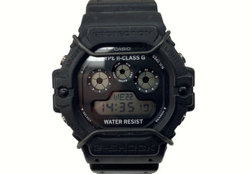 ジーショック G-SHOCK × N.HOOLYWOOD ハリウッド CASIO カシオ TYPE II-CLASS G WORLD TIME 20気圧防水 耐衝撃性 黒 DW-5900NH メンズ腕時計ブラック 104T-5