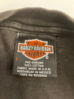 ハーレーダビットソン Harley Davidson 90s 90's classic of motorcycling ©1996 USA製 made in USA ポケット Tシャツ プリント ブラック Lサイズ 101MT-2627