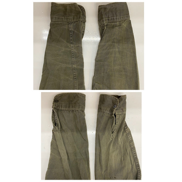 【曜日割引対象外】 ヴィンテージ vintage 40's 50's ヘラクレス HERCULES ワークシャツ 長袖シャツ カーキ 201MT-4760 VB