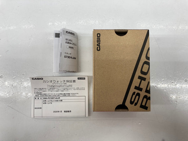ジーショック G-SHOCK × ITZY イッチ CASIO カシオ 耐衝撃構造 20気圧防水 腕時計 ウォッチ 5730 GMA-P2100IT レディース腕時計ピンク 104T-17