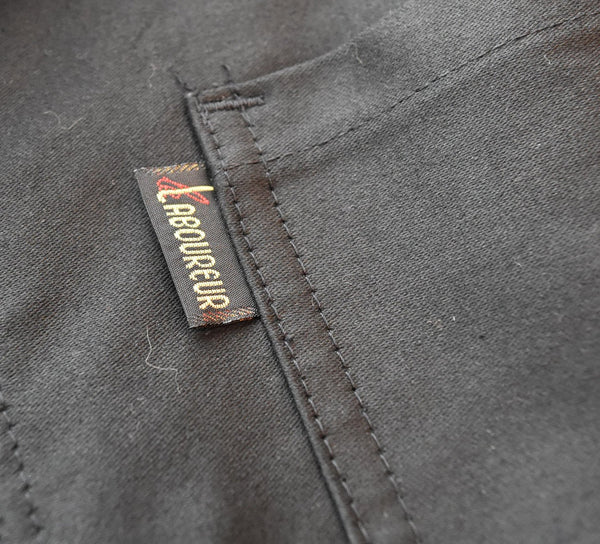 コムデギャルソン COMME des GARCONS GOOD DESIGN SHOP COMME des GARCONS×LABOUREUR ラブルール ワークコート ブラックモールスキン IQ-J003 コート ブラック Sサイズ 103MT-1792